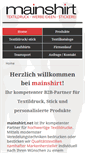 Mobile Screenshot of mainshirt.net