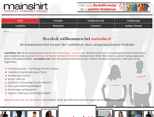 Tablet Screenshot of mainshirt.net